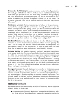 The restaurant  from concept to operation 6th - walker