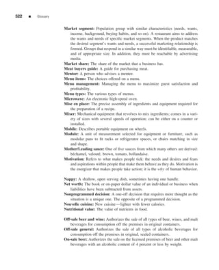 The restaurant  from concept to operation 6th - walker