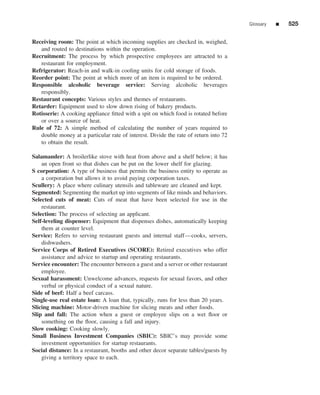 The restaurant  from concept to operation 6th - walker