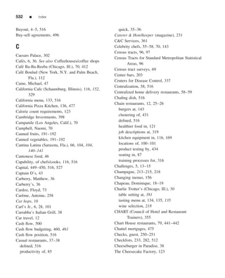 The restaurant  from concept to operation 6th - walker
