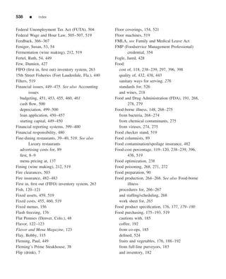 The restaurant  from concept to operation 6th - walker