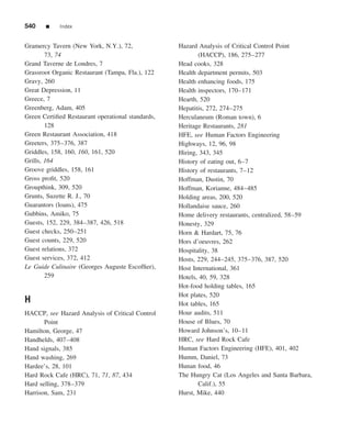 The restaurant  from concept to operation 6th - walker