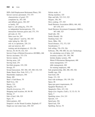 The restaurant  from concept to operation 6th - walker