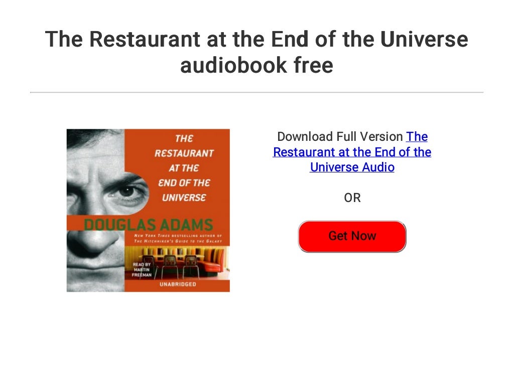 The Restaurant at the End of the Universe audiobook free
