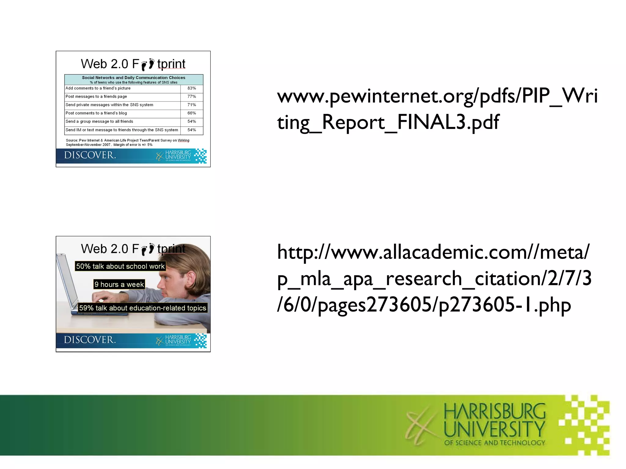 www.pewinternet.org/pdfs/PIP_Writing_Report_FINAL3.pdf  http://www.allacademic.com//meta/p_mla_apa_research_citation/2/7/3/6/0/pages273605/p273605-1.php 
