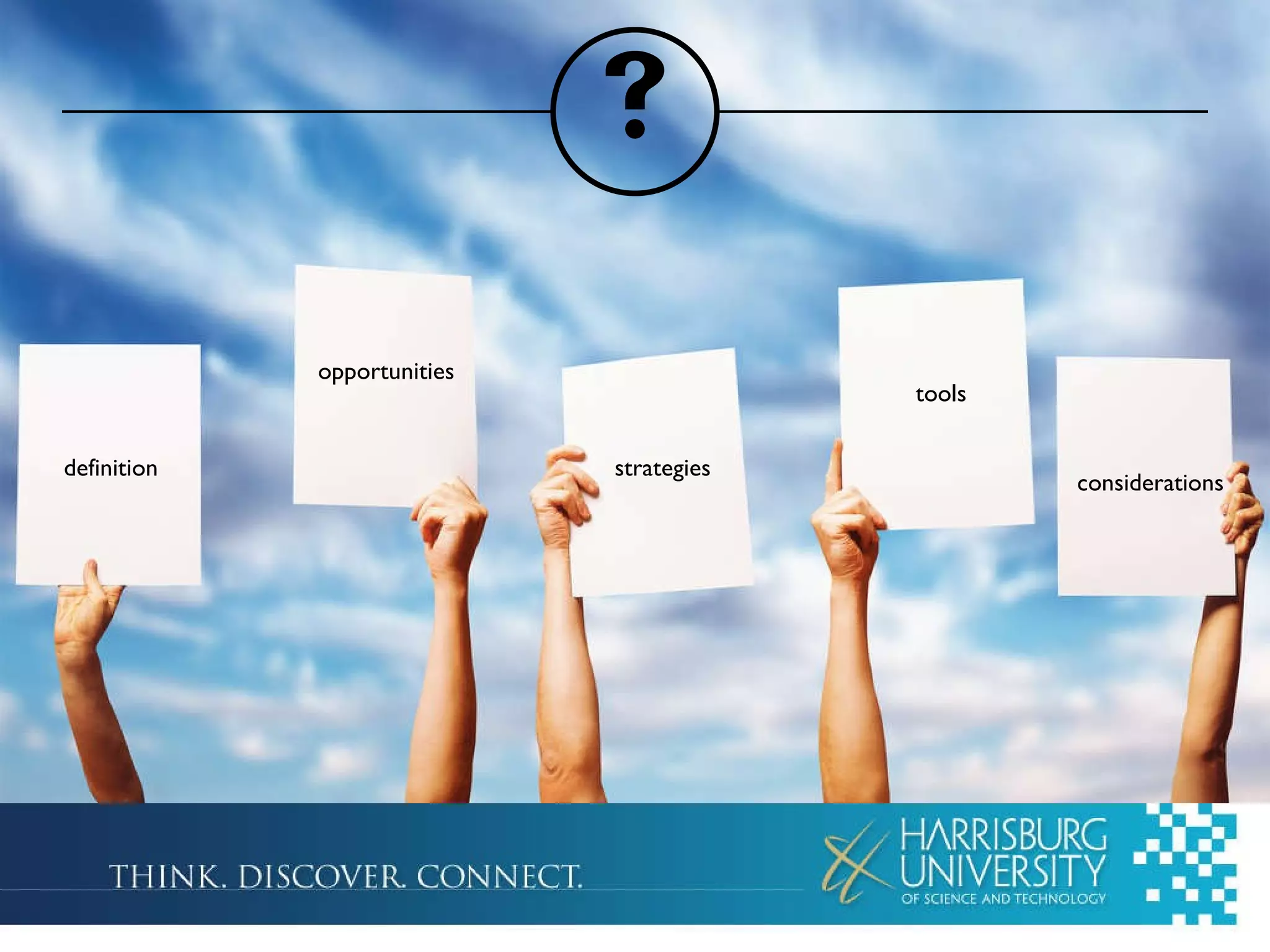  opportunities strategies tools definition considerations 