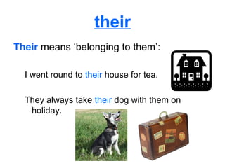 There their they're | PPT