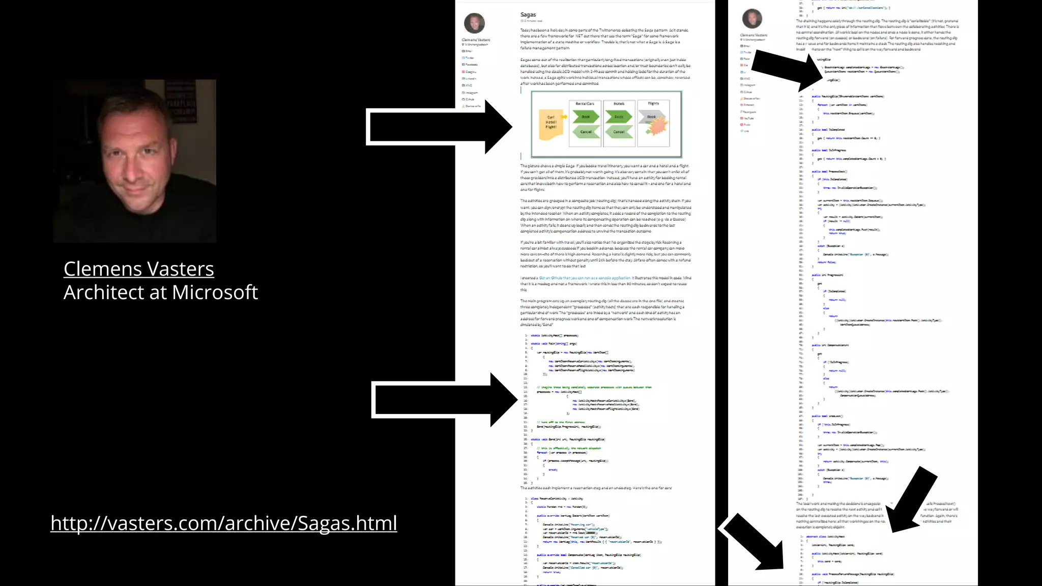 Clemens Vasters
Architect at Microsoft
http://vasters.com/archive/Sagas.html
 