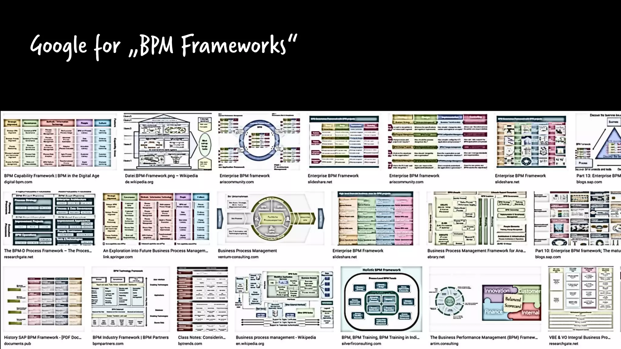 Google for „BPM Frameworks“
 