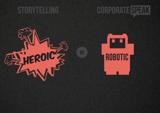 The Return of Storytelling vs. Corporate Speak Slide 23