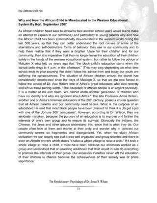 The Revolutionary Psychology of Dr. Amos N. Wilson_text only version | PDF