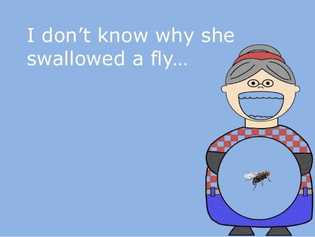 There Was An Old Lady Who Swallowed A Fly There Was An Old Lady Who Swallowed A Fly