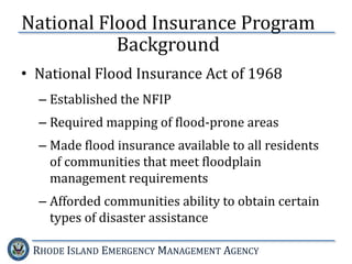 National Flood Insurance Program: The New FEMA Guidelines | PPT