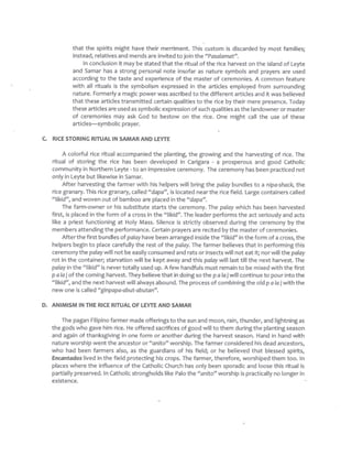 Visayan Rice Planting Ritual Excerpts from
