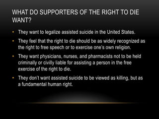 The right to die powerpoint