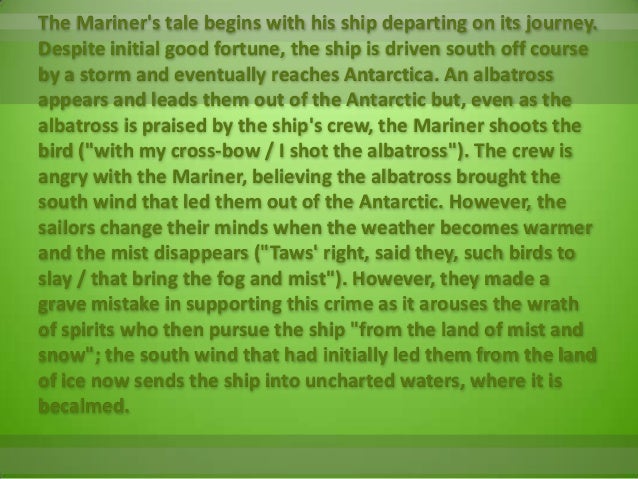 Ancient mariner essay