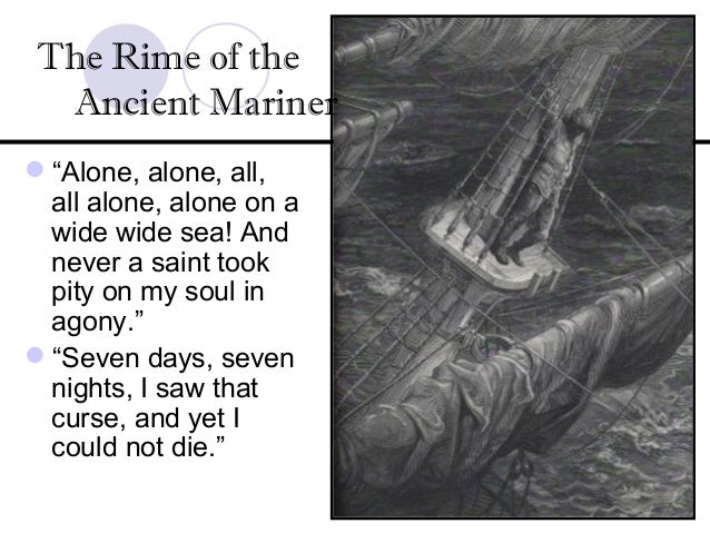 The rime of the ancient mariner class 10