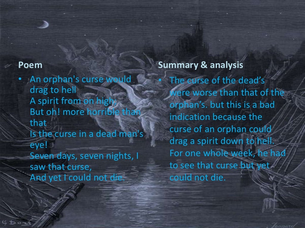 The Rime Of The Ancient Mariner Summary Part 4