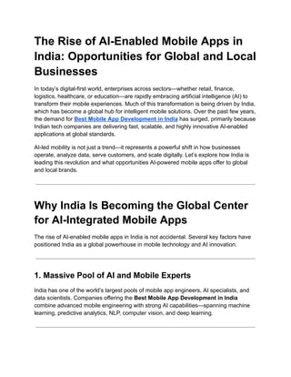 The Rise of AI-Enabled Mobile Apps in India_ Opportunities for Global ...