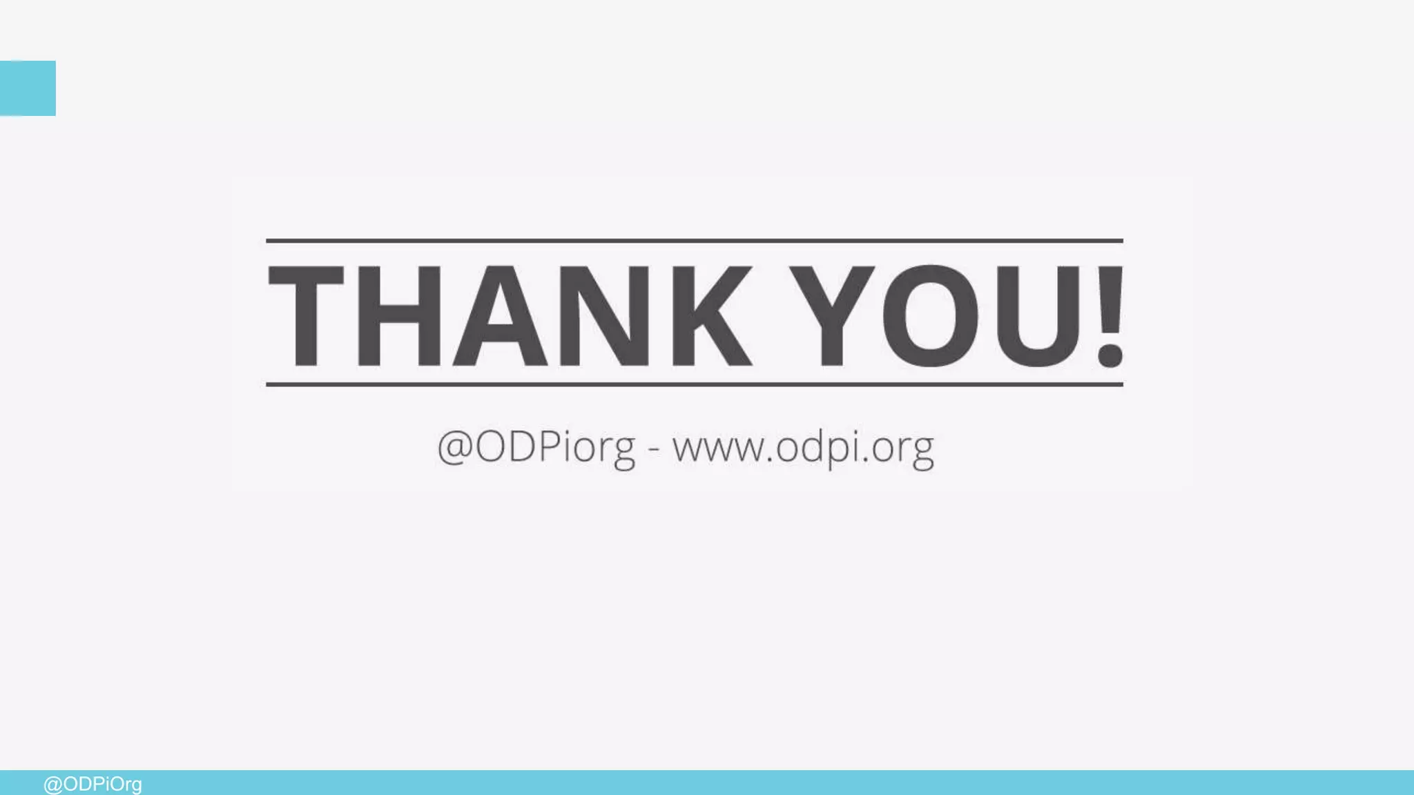 @ODPiOrg
 