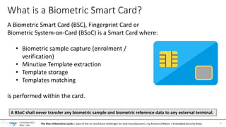 The Rise of Biometric Cards | PPTX