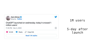 1M users
5-day after
launch
 