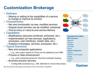 The Rise of Cloud Service Brokerage featuring Gartner and BCBS PPT