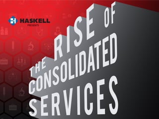 Haskell presents
The Rise of Consolidated Services
 