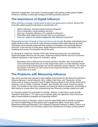 [Report] The Rise of Digital Influence, by Brian Solis