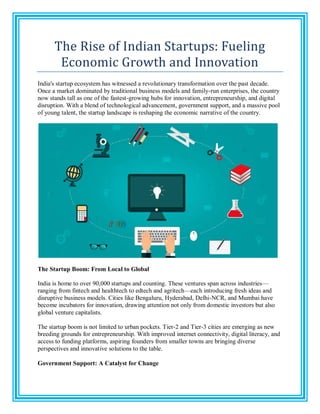 The Rise of Indian Startups Fueling Economic Growth and Innovation (1).pdf