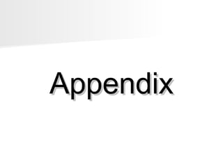Appendix

 
