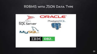 RDBMS with JSON Data Type
29
 