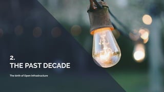 2.
THE PAST DECADE
The birth of Open Infrastructure
 
