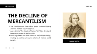 The Rise of Protectionism & Mercantilism slides - FROM HOARDING GOLD TO ...