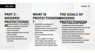 The Rise of Protectionism & Mercantilism slides - FROM HOARDING GOLD TO ...