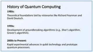 The Rise of Quantum Computing - Presentation File | PPTX