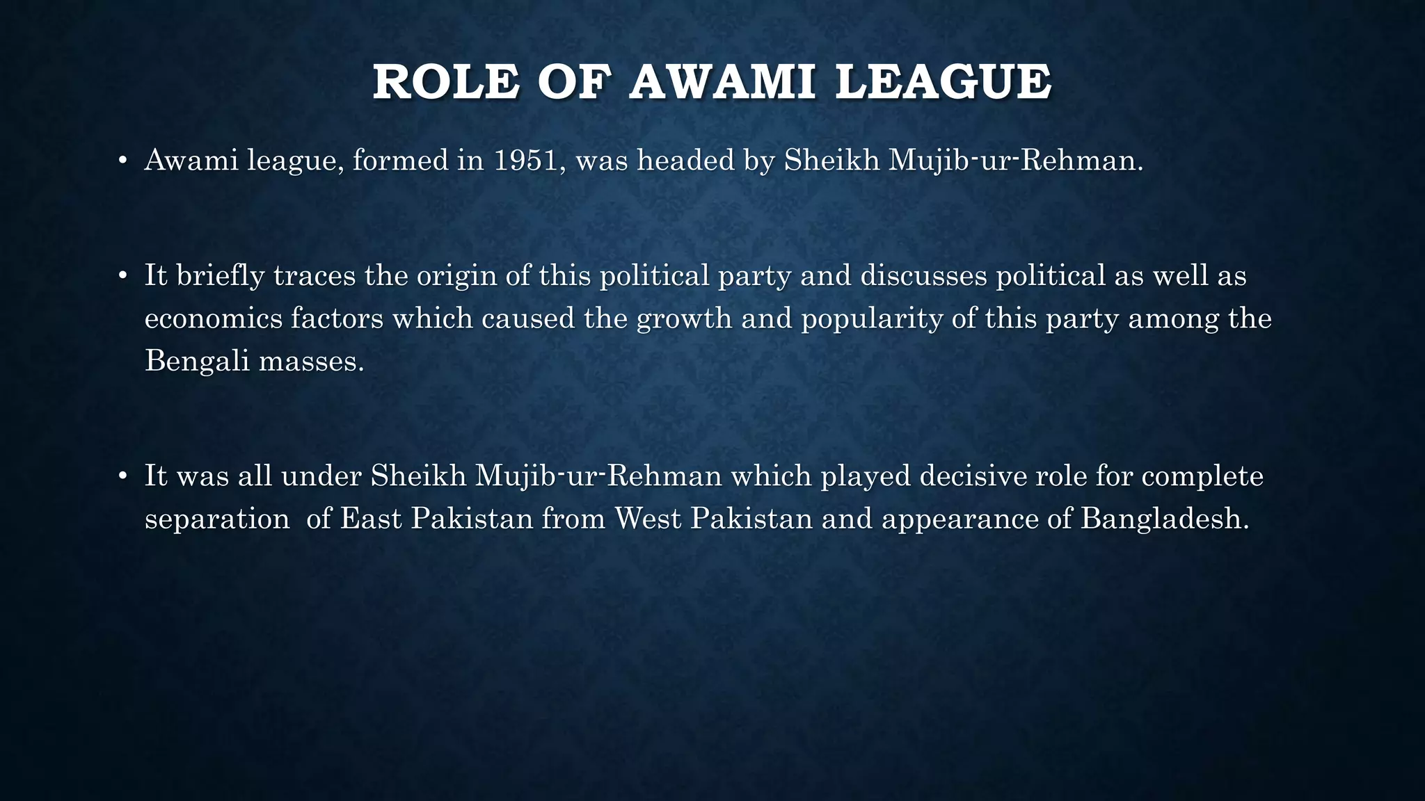 Awami Radiator The rise of the Awami League.pptx
