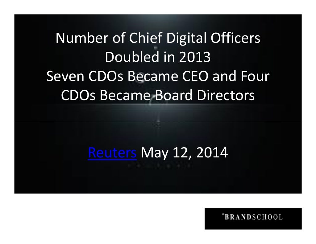 The Rise Of The Chief Digital Officer In 2015