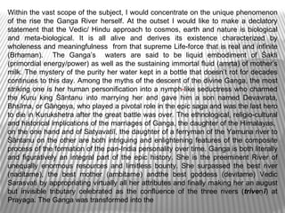 The rise of the ganga culture the integrative transformation of the ...