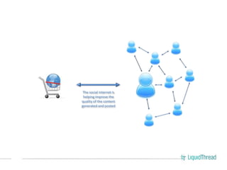 The social internet is
 helping improve the
quality of the content
generated and posted
 