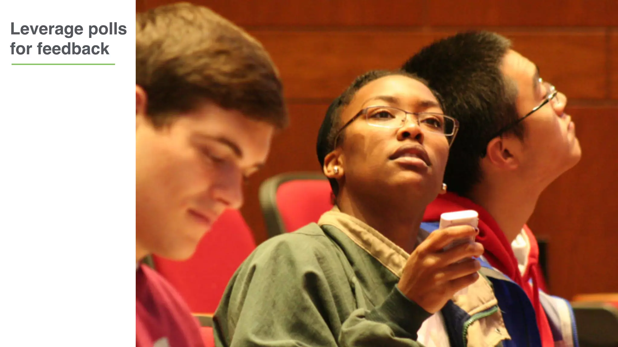 @Juraj_Holub
Leverage polls
for feedback
 