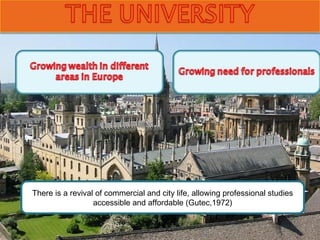 The rise of universities | PPT