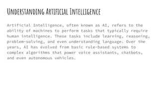 The Rising Impact of Artificial Intelligence in Everyday Life | PDF