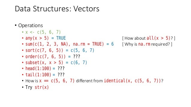 R language, an introduction