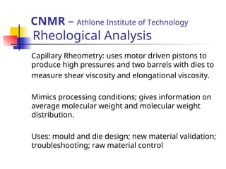 Thermal Rheometry thermal methods for chemistry lecture.ppt2.ppt