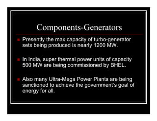 Thermal Power Plants
