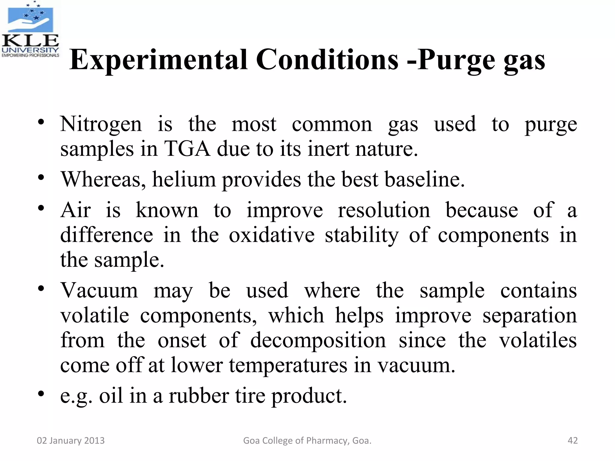 Thermal analysis | PPT