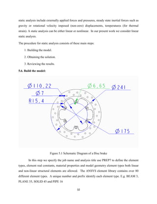 Thermal analysis of brake disc 2015 | PDF