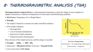 THERMAL Method of Analysis: DSC DTA TGA | PDF