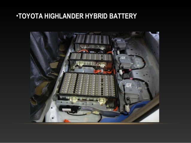 Toyota Highlander Hybrid Battery - Best Toyota 2017